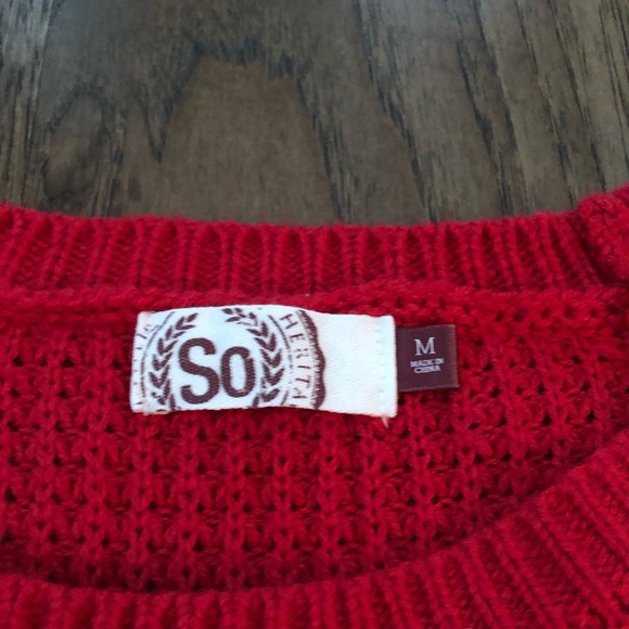 Women’s Red Sweater - Picture 4 of 4